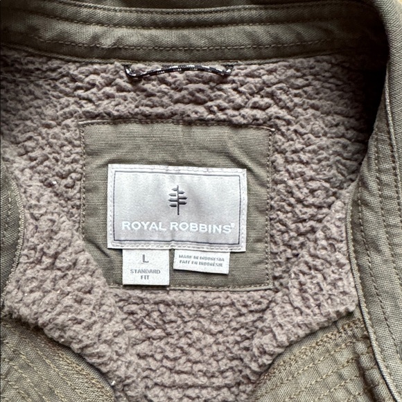 Royal Robbins Women’s 
El Cap Canvas Shacket Forester Large - Picture 3 of 7